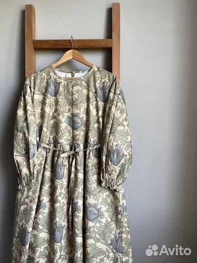 Платье свободного кроя из хлопка