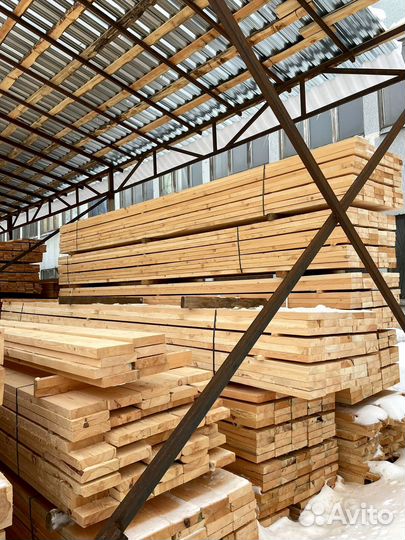 Доска обрезная 25х150х6000мм с доставкой