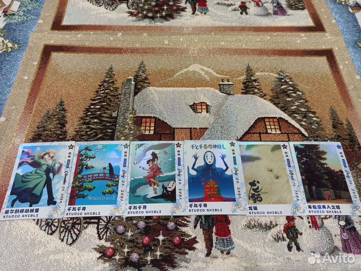 Коллекционные карточки Миядзаки / studio Ghibli
