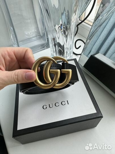 Ремень кожаный Gucci женский