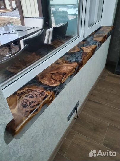 Подоконник из массива на заказ