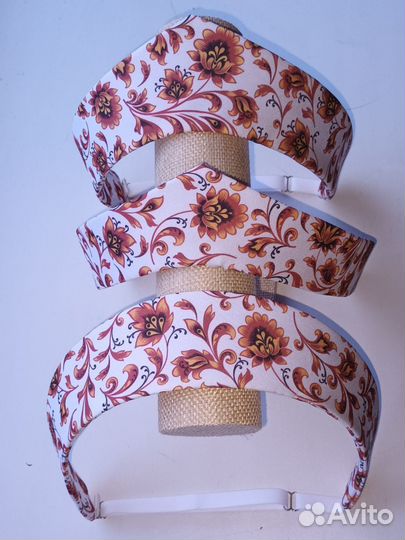 Кокошник современный с русским узором