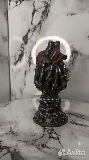 Магические свечи сердце чёрное