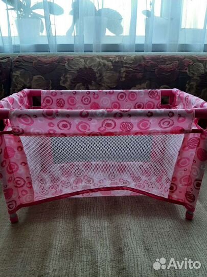 Кроватка-манеж для куклы