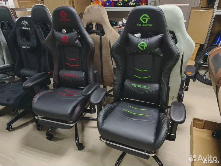 Компьютерное кресло игровое, геймерское GT racer 3