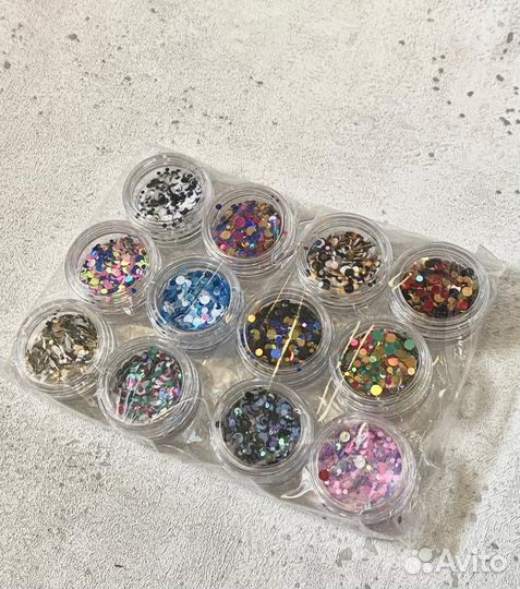 Блески в баночках и глиттеры оптом и в розницу