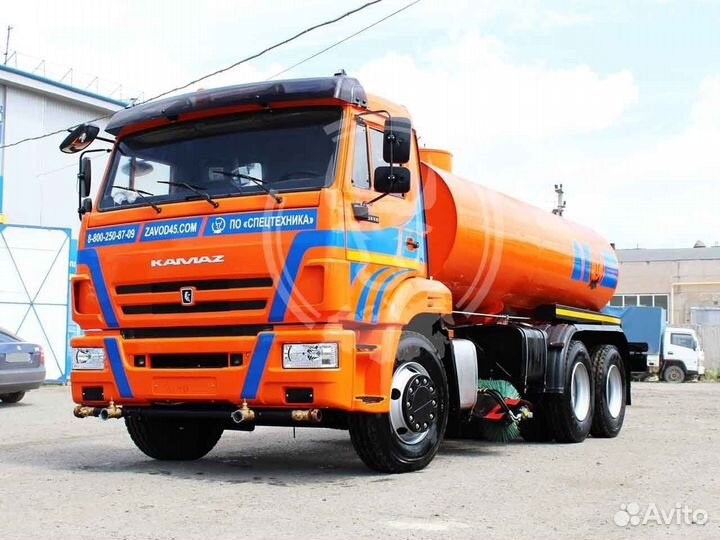 Поливомоечная машина апм-10.0 шасси камаз 65115