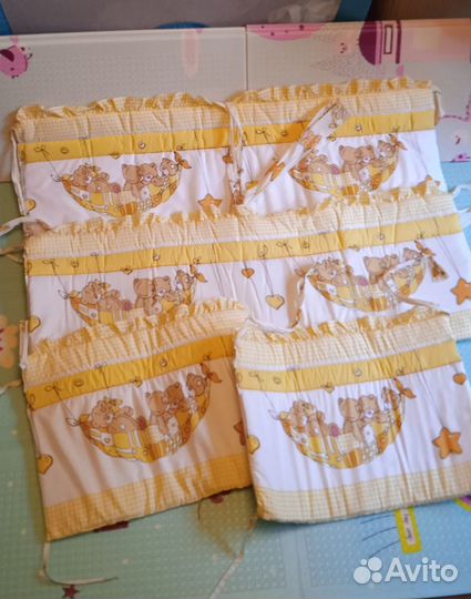 Бортики и балдахин в кроватку