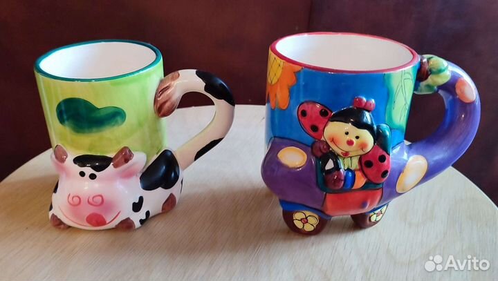 Кружки, 2 штуки, новые, цена за обе
