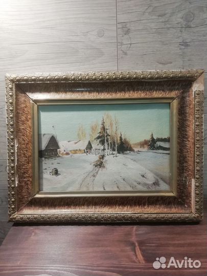 Картина, холст, масло, 30х20, 20-е годы