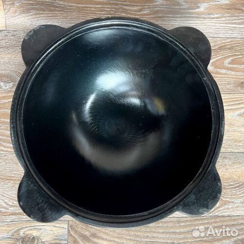 Казан чугунный 16 литров круглое дно + шумовка