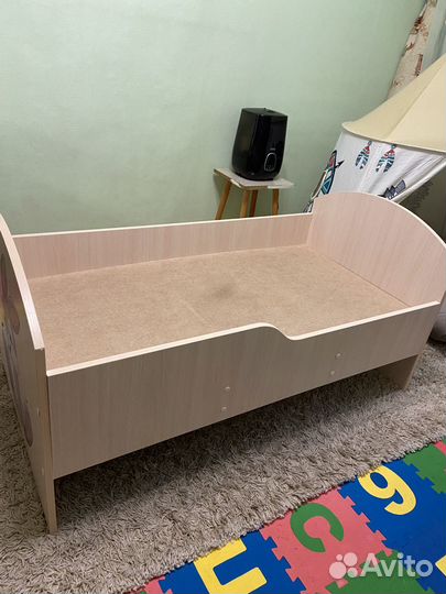 Детская кровать 120 60 открытая с матрасом