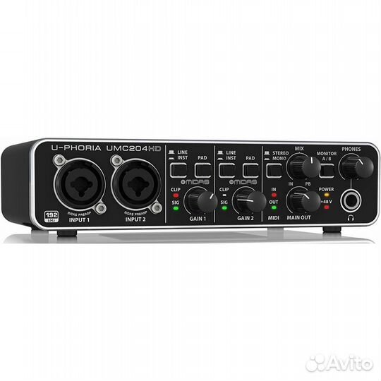 Аудиоинтерфейс Behringer UMC204HD