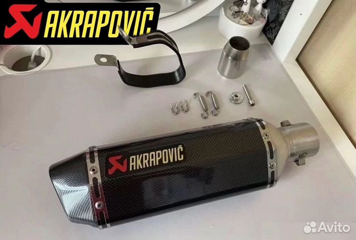 Глушитель на мотоцикл акрапович
