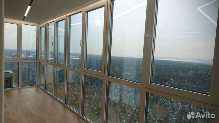 Алюминиевые окна рамы-купе