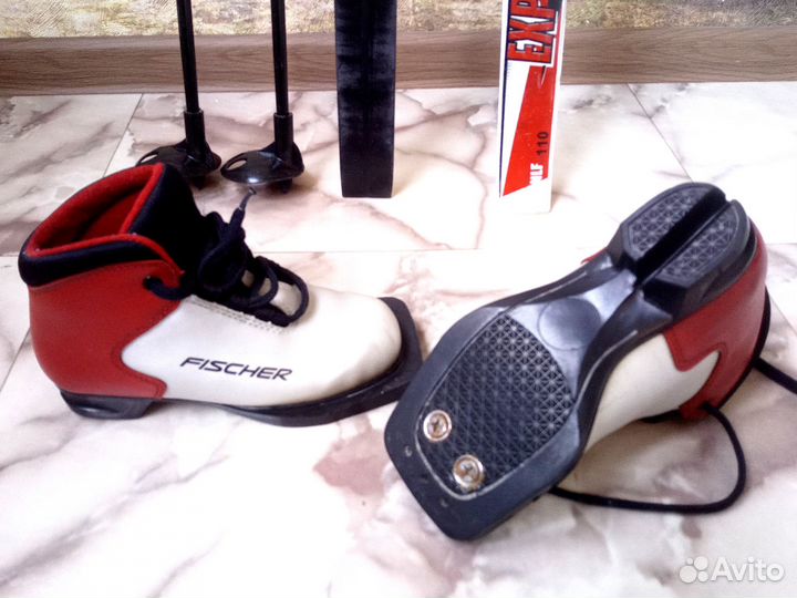 Лыжные ботинки детские р.31 Fischer N75мм