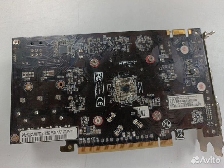 Видекарта Nvidia Geforce GTX 550TI 1GB