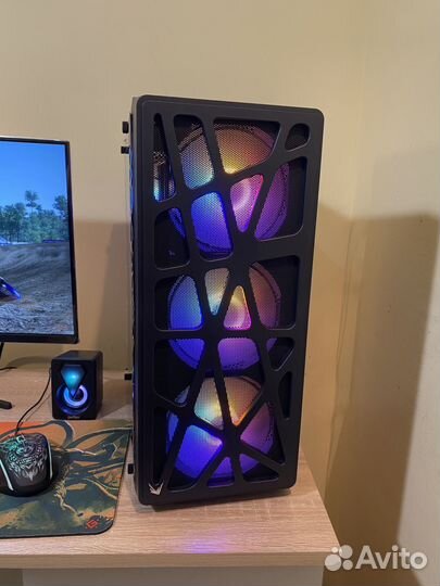 Мощный Игровой пк с монитором/RX580/Mana