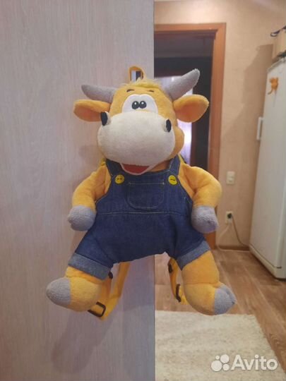 Детский рюкзак игрушка Бычок