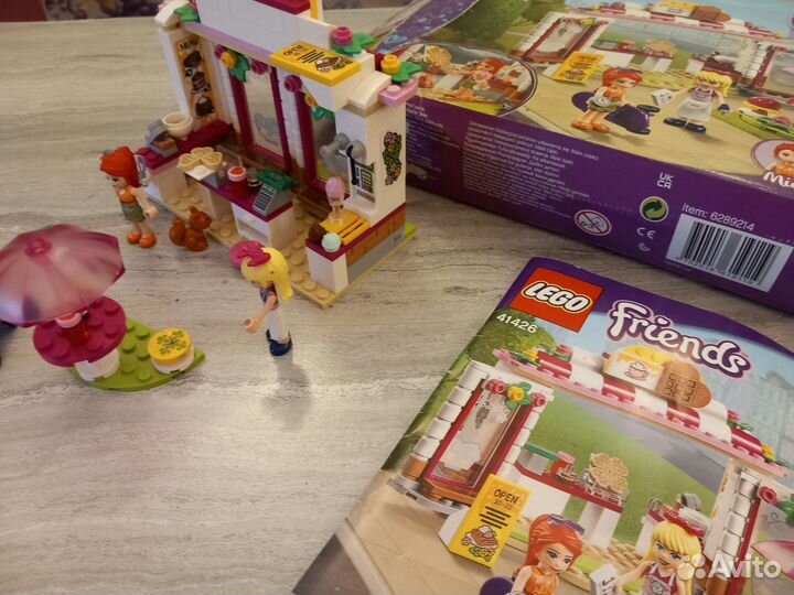 Lego friends кафе в парке