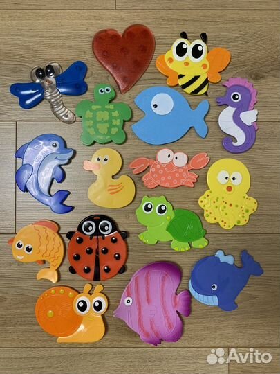 Набор детских мини-ковриков для ванны Valiant