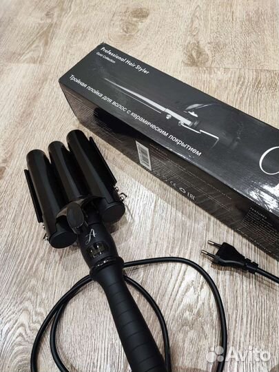 Плойка тройная для волос