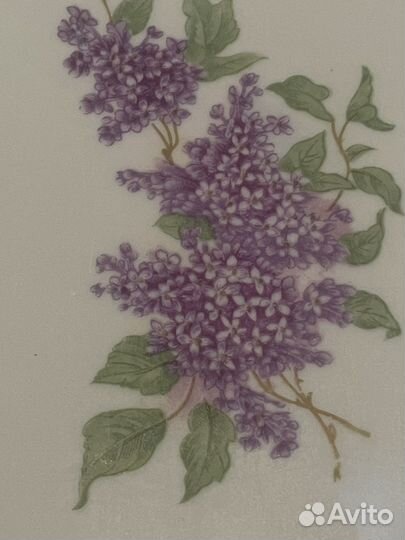 Блюдо Дулево сирень