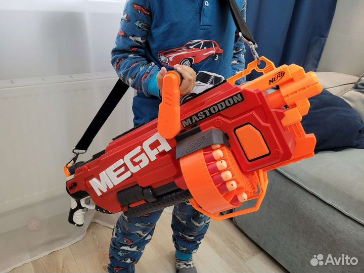Бластер Nerf Mega