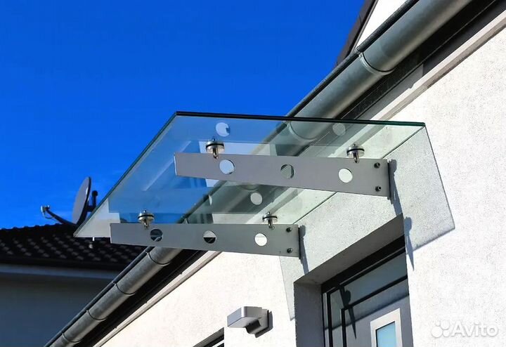 Навес из стекла