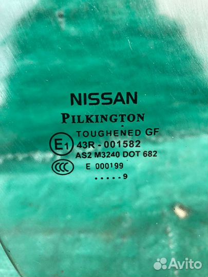 Стекло двери передней правой Nissan Qashqai J10