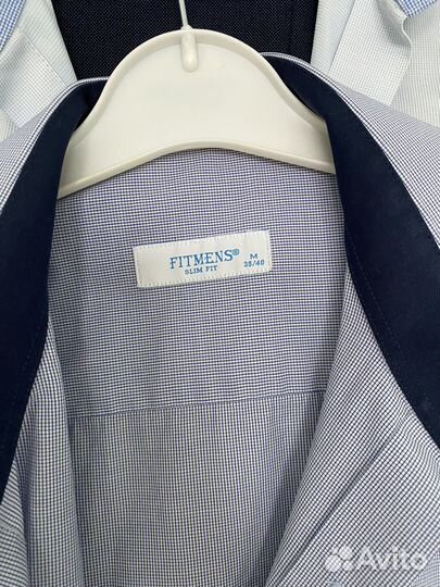 2 рубашки школьные и брюки 176/46