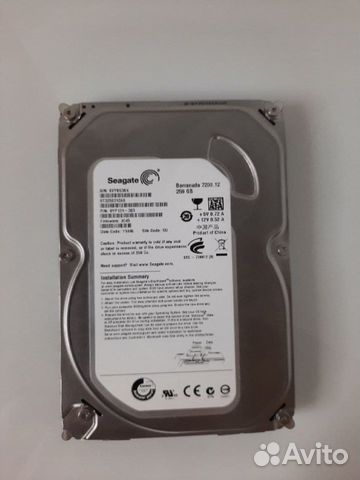 Жёсткий диск 250 GB Seagate (ST3250312AS)