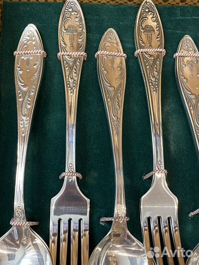 Набор столовых приборов мельхиор Олимпиада