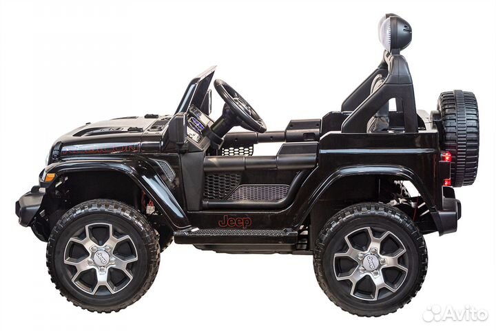 Электромобиль Jeep Rubicon 4x4 Black