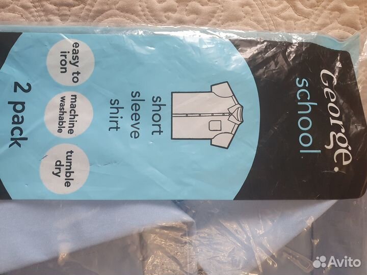 Рубашки школьные George р.122-128