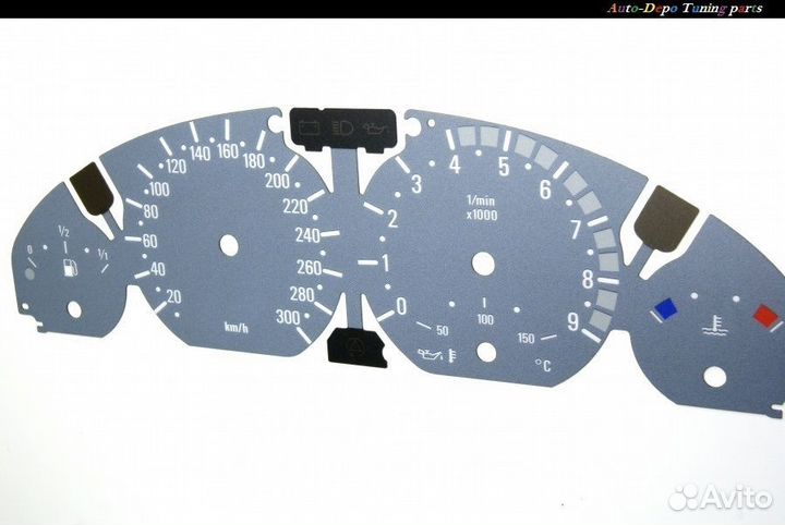 BMW 3 E46 M3 (00-06) Европейские шкалы приборов