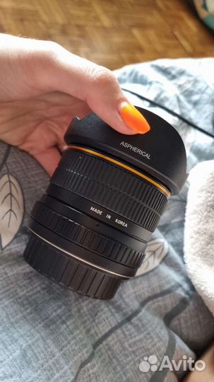 Объектив samyang fish eye для Canon