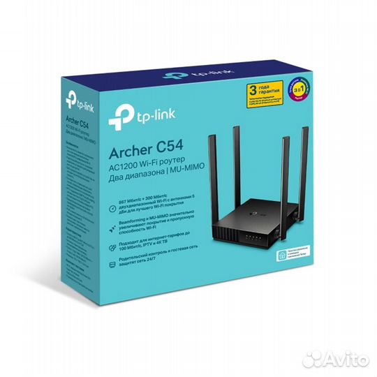 WiFi роутер TP-Link Archer C54 AC1200
