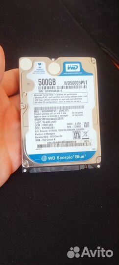Жесткий диск 500 гб wd