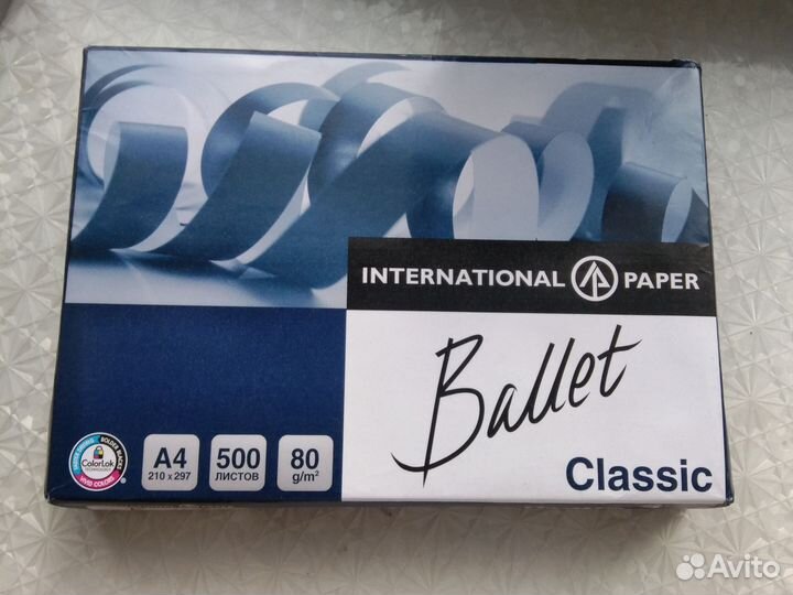 Офисная бумага a4 белая