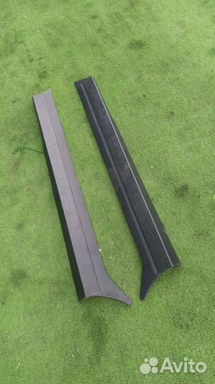 Накладки на порог салона Комплектом Nissan Presage