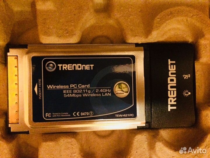 Карта для laptop Trendnet Wireless PC Card