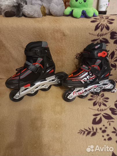 Ролики детские Reaction раздвижные р.31-36