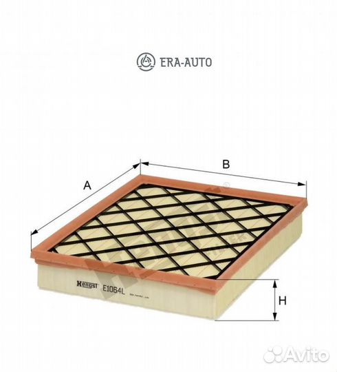 Hengst filter E1064L Фильтр воздушный
