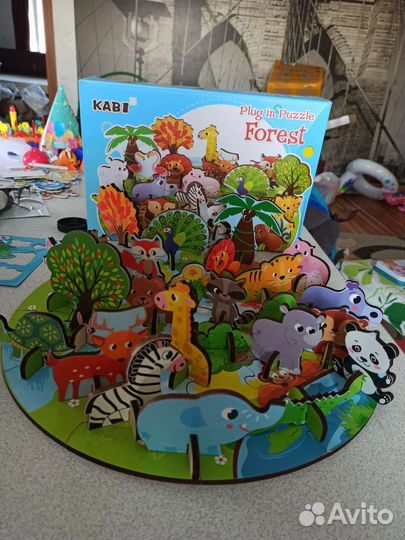 Развивающая игрушка пазлы новая