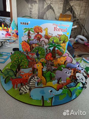 Развивающая игрушка пазлы новая