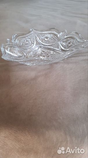 Конфетница из хрусталя
