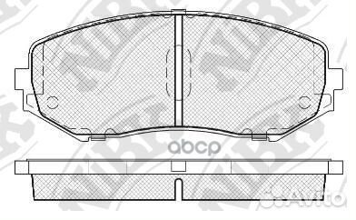 PN9802-nibk колодки дисковые п Suzuki Grand Vi