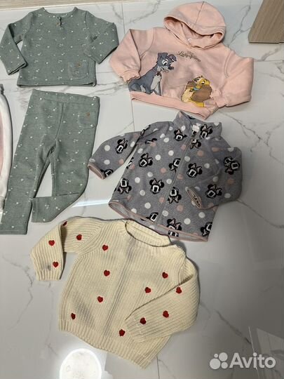 Вещи бу на девочку 86/92 hm, zara, next