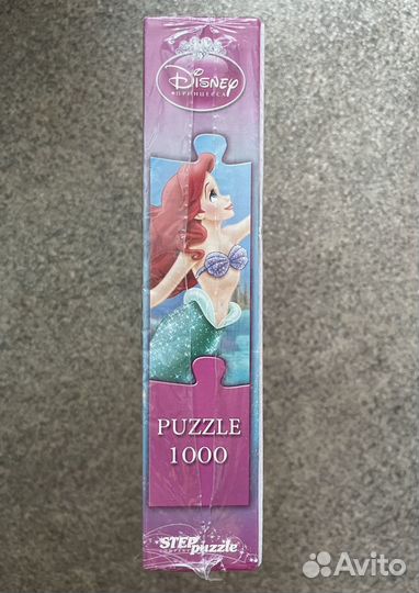 Step puzzle Disney Русалочка 1000 новый пазл